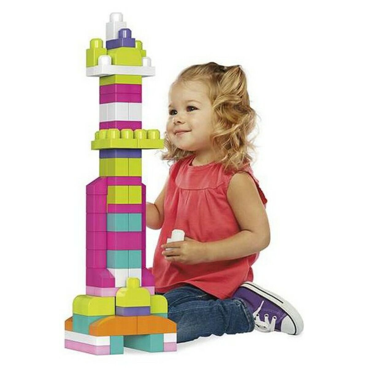 Building Blocks Mega blocks Mattel DCH54 60 Pieces-3