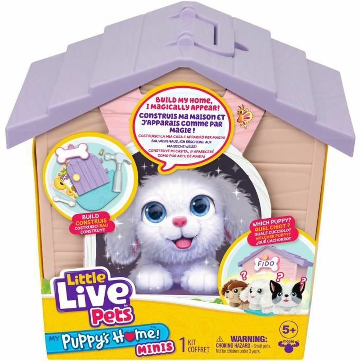 Fluffy toy Little Live Pets Surprise Niche Pink Plush Frog Dog-3