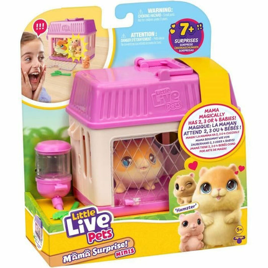 Fluffy toy Little Live Pets Mama Surprise Hamsters Orange Plush Hamster-0