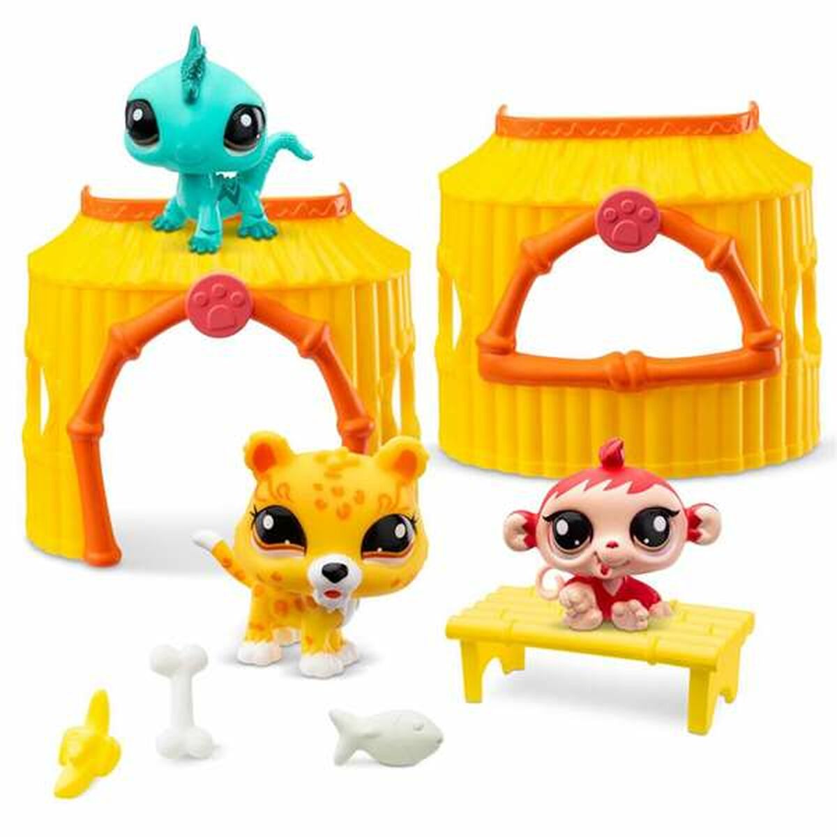 Playset Bandai Littlest Pet Shop 8 Pieces-6