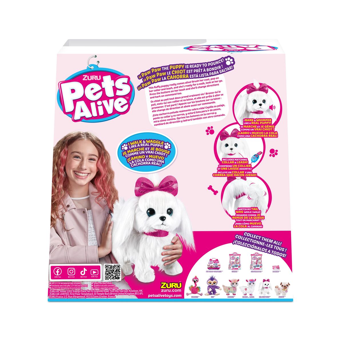 Interactive Dog Lil Paw Paw Puppy Pets Alive 30 x 18 x 30 cm-5
