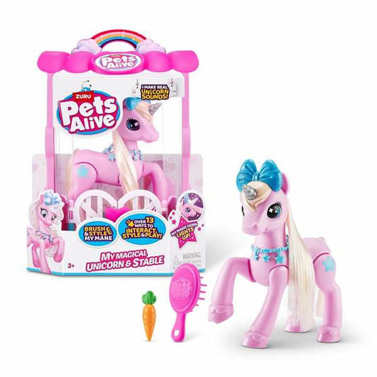 Robot Zuru Pets Alive Pink Unicorn-0