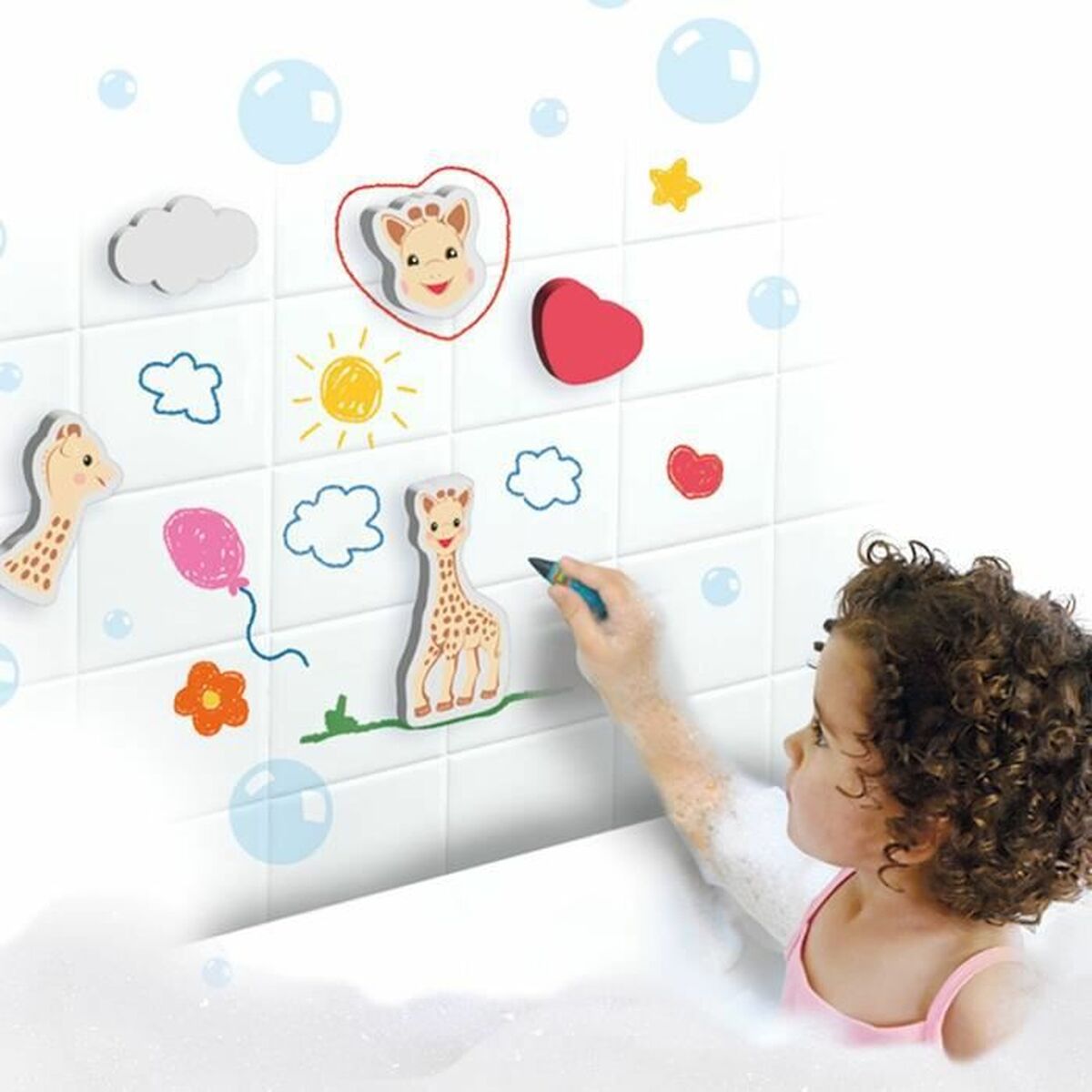 Bath Toy SES Creative Sophie La Girafe Bath & Shower-3